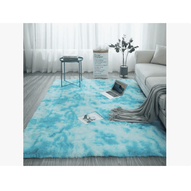 Alfombra De Felpa Para Salón Dormitorio De 80x160cm