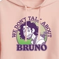 thumbnail image 3 of Encanto - Dont Talk About Bruno - Juniors Cropped Pullover Hoodie, 3 of 5