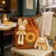 thumbnail image 1 of Adorno colgante de conejito de Pascua, llavero de conejo, figura decorativa, juguete de poliéster, 1 of 6