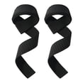thumbnail image 7 of Cotton Hard Pull Wrist Lifting Straps Grips Band-Deadlift Straps with Neoprene Cushioned Wrist Padded and Anti-Skid Silicone - for Weightlifting, Bodybuilding, Xfit, Strength Training, 7 of 7