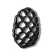 thumbnail image 7 of Dragon Scales Easter Egg Decor, Minimalist Line Art Sculpture Accent, 7 of 7
