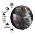 thumbnail image 4 of Goofa Cat Astronaut In Space Pattern Universal Tire Cover for Jeep, SUV, Truck, and Trailer – Waterproof, UV-Resistant,Easy to Install, Fits 14"-17" Tires-14 inch, 4 of 6