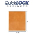 thumbnail image 2 of Quicklock RTA (Ready-to-Assemble) 30" Tall Wall Kitchen Cabinets - Shaker | 100% Hardwood | Made in America | Soft Close Hardware (Provincial Stain, 25" D x 11.25" W x 12" H End Panel), 2 of 3