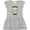 AC-Heather Grey, variant on Inktastic Cute Sloth I Love My Papa with Green Leaves Girls Toddler Dress