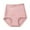 Pink, variant on Seductiva Women Clothing Seamless Women Underwear Women's Solid Color High Waist Belly Plus Size Loose Comfortable Cotton High Stretch Casual Underwear Ladies Panties
