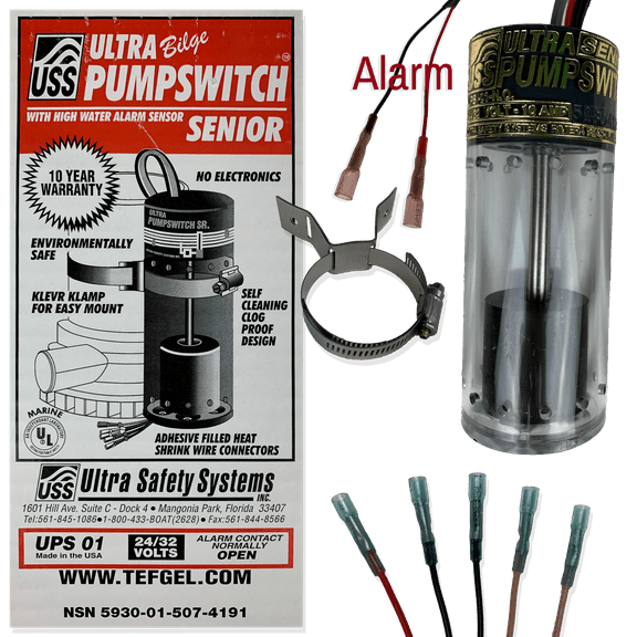 ULTRA BILGE PUMPSWITCH SR UPS-01 SENIOR 24/32 VOLT