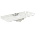 thumbnail image 3 of Beckett 54" Green Single Vanity & Giotto Quartz Top (3-Hole) & Black Trim, 3 of 5