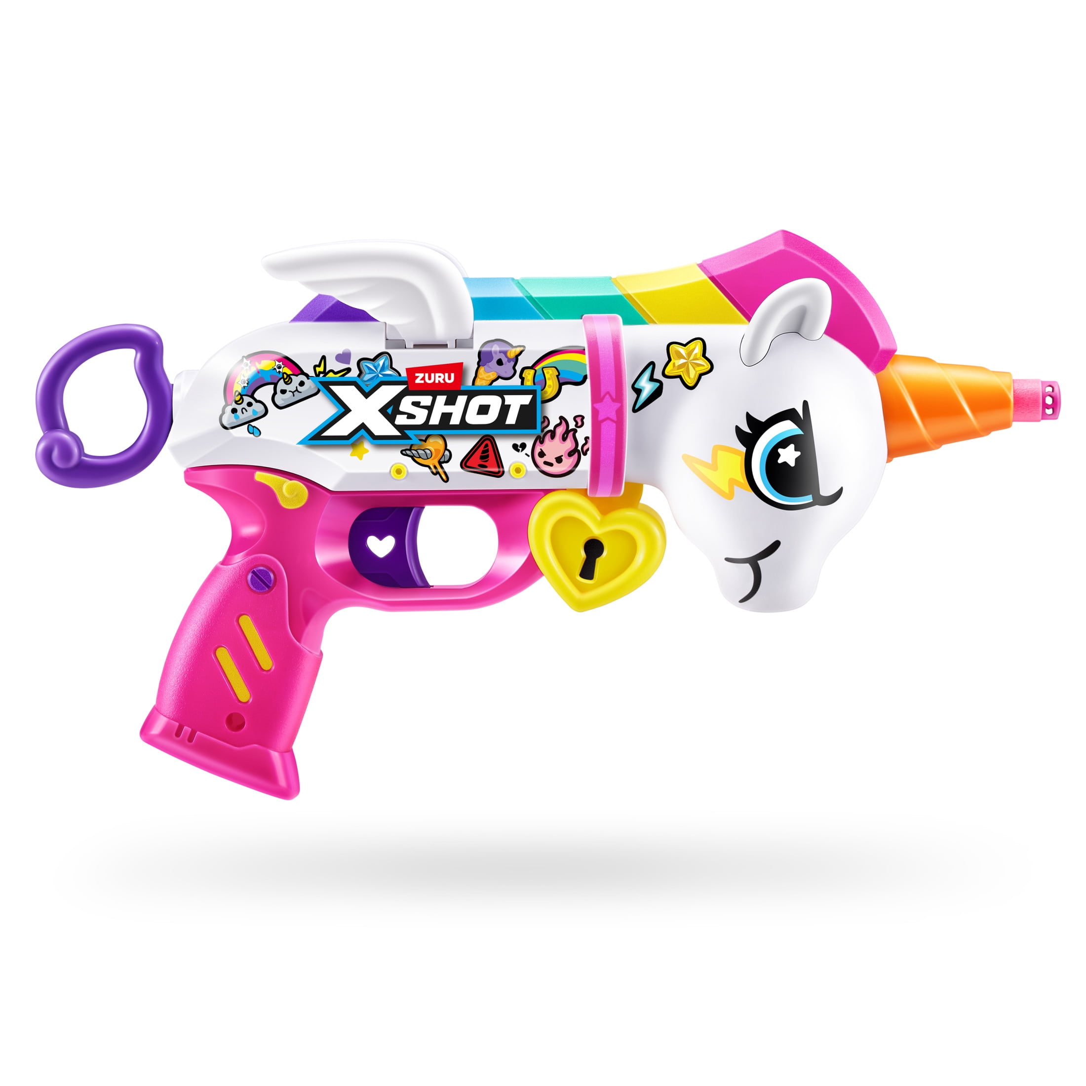 XSHOT Blastercorn de ZURU avec 16 fléchettes, fléchettes à technologie Air Pocket et stockage des fléchettes, jouet d’extérieur pour garçons et filles, adolescents et adultes
