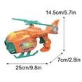 thumbnail image 5 of Máquina de burbujas de avión eléctrico Juguetes de iluminación de música Fabricante de burbujas automático Wmkox8yii  shdjk3738, 5 of 5
