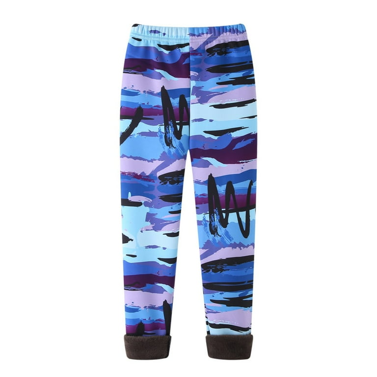 URMAGIC Girls Fleece Lined Leggings Warm Winter Leggings for Girl Fleece Pants in 3 13 Years Winter Leggings Walmart