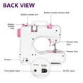thumbnail image 3 of ZOKOP FHSM-505 Sewing Machine  Crafting Mending Machine  Portable With 12 Built-In Stitches Household Electric Small Desktop Multifunctional Seaming Machine Reversing Manual Sewing Machin, 3 of 7
