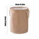 thumbnail image 3 of Organizador de ropa, cesto para ropa sucia plegable, asa protectora de cuerda de sisal para dormitorios universitarios, baños, dormitorios, cesto de tela para ropa sucia., 3 of 6