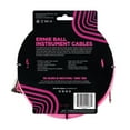 thumbnail image 2 of Ernie Ball 18' Braided Straight / Angle Instrument Cable - Neon Pink, 2 of 2