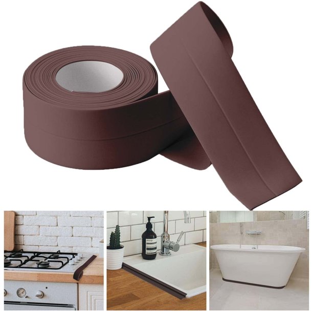 Bath & Kitchen Caulk Tape Sealant Strip,PVC Self Adhesive Tub and Wall