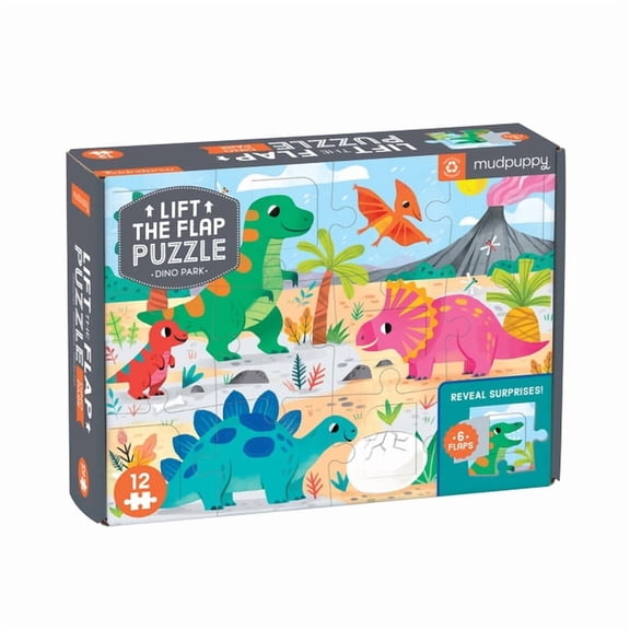 Dino Park 12 Piece Lift the Flap Puzzle (Other)