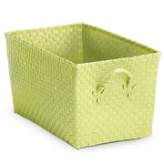 Resin Weave Storage Totes - Spring Green