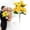 Yellow, variant on Clearance Under $1 Artificial Flower Artificial Butterfly Flower For Living Room Office Desk,Abs Yellow (1Pc)