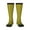 3 Black, variant on Yellow Checkered Plaid Knee Socks, High Socks Long Stretchy Sock Women Knee High Stocking, Long Socks for Women