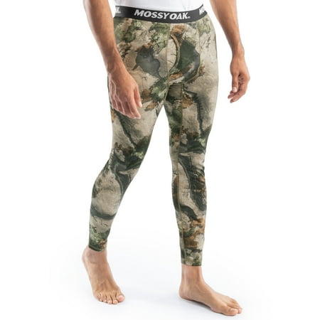 Mossy Oak Men s Heavyweight Fleece Base Layer Thermal Pants Mossy Oak Terra Gila M