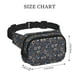 thumbnail image 4 of Fotbe Nautical Cangurera Cuadrada con Estampado de Doble Capa, Bolsa de Cintura Ajustable Mini para Hombres y Mujeres, 4 of 9