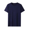 thumbnail image 3 of Camiseta sencilla de algodón de gran tamaño para hombre, camisetas de verano informales de manga corta de color sólido, camisetas nuevas de 2023 de alta calidad y2k para hombre, 3 of 5