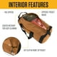 thumbnail image 3 of Bolsa de lona Carhartt Classic redonda de 60 litros con puerto multiusos, 3 of 6