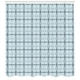 thumbnail image 3 of Ambesonne Blue Shower Curtain, Square Wavy Lines Patterns, 69"Wx75"L, Almond Green Slate Blue, 3 of 3