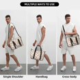 thumbnail image 7 of Travel Bag, Conch Shells Print No.9026 Carry On Duffle Bags Overnight Weekender Bags for Women, Personal Item Travel Bag, Travel Essentials Sport Gym Bag for Men Women, 7 of 7