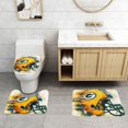 thumbnail image 2 of Juego de alfombras de baño de 3 piezas del equipo Packers de GBP Alfombra antideslizante para baño de 31,5 x 20 pulgadas, 2 of 7