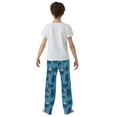 thumbnail image 5 of FORMRS Kids Pajama Pants with Pockets Size 11-12Y Boys Lounge Sleep Bottoms, Blue Forest Cat Pattern, 5 of 8