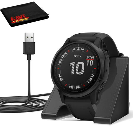 Garmin fenix 6S Multisport GPS Smartwatch +wrist-based heart rate, Pulse Ox, pac