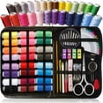 thumbnail image 1 of Kit de costura para adultos y niños: juego portátil para principiantes con 24 hilos multicolores, agujas, dedal y tijeras: para viajes, hogar y costura casera, 1 of 1