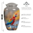 thumbnail image 2 of SUBSH Parrot Urn for Ashes - Decorative Urns - Ashes Holder - Adult Urns for Human Ashes Women - Urns for Human Ashes Adult Female - Companion Urn (10 inch Pack of 1), 2 of 2
