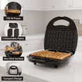 thumbnail image 3 of OVENTE 3 in 1 Electric Sandwich Maker, 750W Non-Stick Plates, Black GPI302B | Panini Press Grill and Waffle Iron Removable Set , Perfect for Grilled Cheese, Tuna Melts, Burgers, Steaks and Snacks, 3 of 12