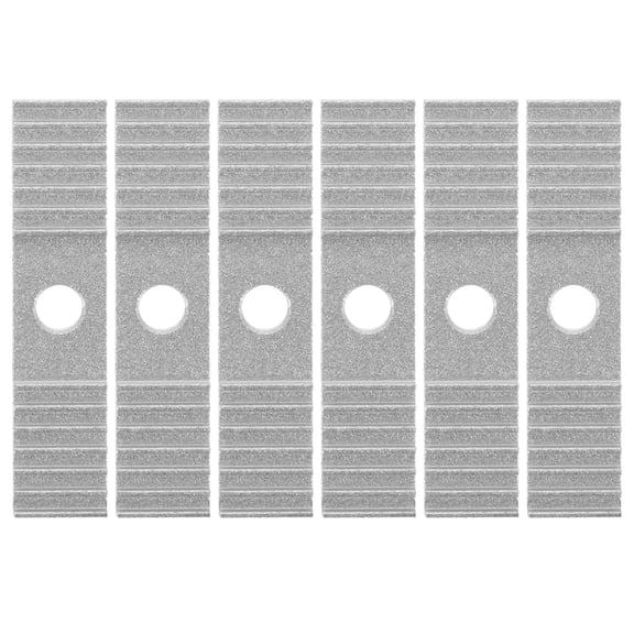 HOMEMAXS 6pcs Timing Belt Gear Clamps Mount Blocks 3D Printer Timing Belt Fixing Piece