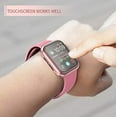 thumbnail image 3 of DAMAIE [4-Pack]Case for Apple Watch5/4/3/2/1Screen Protector 44mm, Overall Protective Case TPU HD Clear Ultra-Thin Cover (2 Rose Pink+2 Transparent), 3 of 5