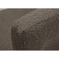thumbnail image 3 of Meridian Furniture Athena Brown Boucle Fabric Bench, 3 of 9