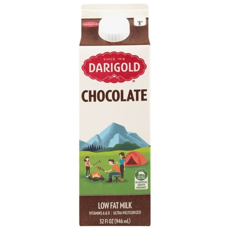 Darigold Chocolate 1% Low Fat Milk Ultra-Pasteurized, 32 fl oz Carton