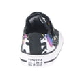 thumbnail image 3 of Converse Chuck Taylor All Star Unicorns Hook And Loop Ox Toddler Shoes Black 765476c, 3 of 6