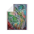 thumbnail image 3 of CafePress - Turtles! Sea Turtles! Wildlife Art! Stadium Blank - Soft Fleece Throw Blanket, 50"x60" for All Ages, 3 of 4