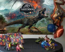 Zhy Jurassic Park Backdrop 7x5ft Volcano Forest Animal Photography Backdrop Children Birthday Party Jurassic World Photo Background Dinosaur Park Photo Booth Studio Props Cake Table