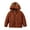 Brown, variant on Vedolay Girls Tops Casual Toddler Girls Winter Jacket Lapel Button Down Sherpa Warm Outerwear,Brown 12-18 Months