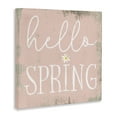 thumbnail image 4 of Stupell Industries Rustic Hello Spring Plants & Flowers Painting Wrapped Canvas Art Print Wall Art, 30 x 30, 4 of 8