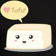 thumbnail image 3 of CafePress - Kawaii Tofu Asking Peo Men's Fitted T Shirt (Dark) - Men's Fitted T-Shirt, 3 of 4