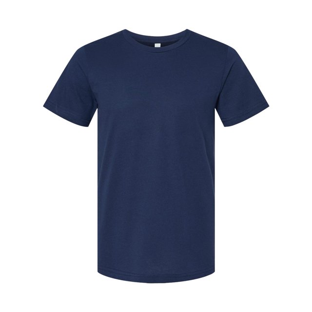 BELLA+CANVAS T-Shirt Jersey CVC pour Homme, P, Mélange Bleu Marine Uni