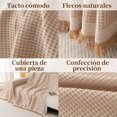 thumbnail image 2 of Couch Cover Disponible por Ambas Caras Resistente Protector de Muebles para Sofá Protector Cover Lavable A Máquina Añade Estilo y Comodidad a Tu Salón (Caqui), 2 of 4