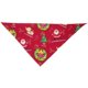 thumbnail image 3 of Toalla navideña de algodón para mascotas, bufanda triangular para perros y gatos con estampado, 3 of 4