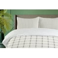 thumbnail image 4 of Ambesonne Abstract Duvet Cover Sets, Intersecting Rounds Design, 2-King, Eggshell Grey, 4 of 7