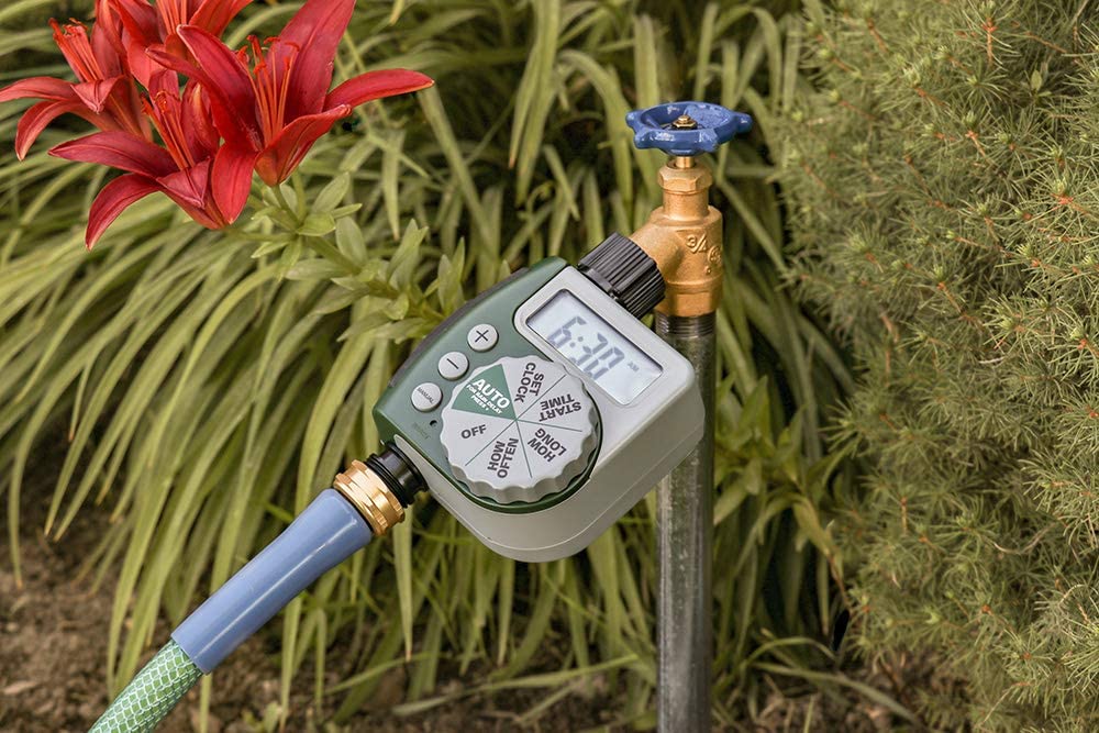 Orbit 62061Z One Dial Garden Hose Digital Water Timer, Lawn Yard Faucet  Watering