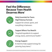 Active Health Teen Multivitamin | with DermaComplex, Probiotics & Enzymes | 45 Caplets | by Rainbow Light